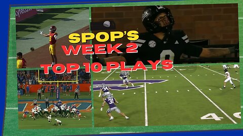 College Football's SpOp Week 2 Top 10 Plays