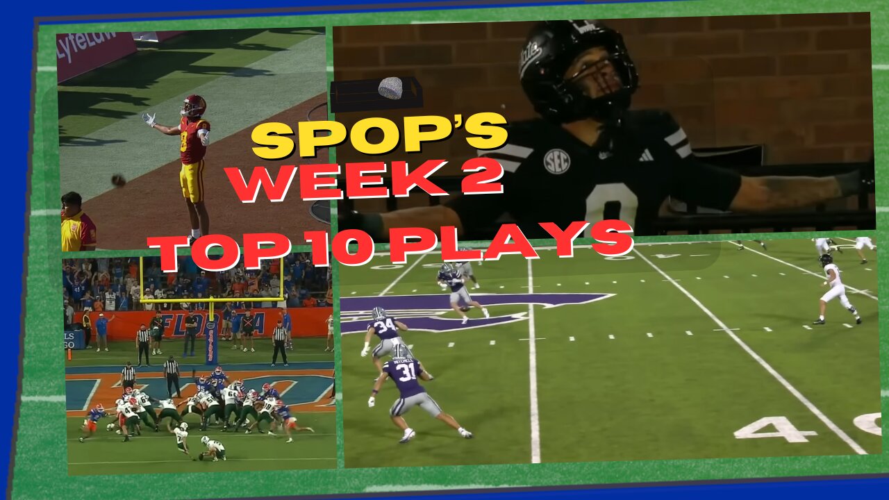 College Football's SpOp Week 2 Top 10 Plays