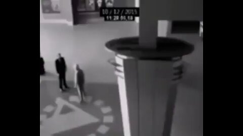 CCTV Footage MIB Attack A person With Some Kind Of Advanced Weapon