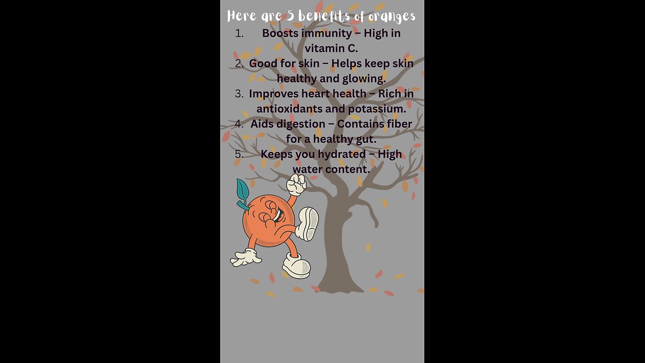 Benefits of orange