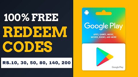 Free redeem code #play store