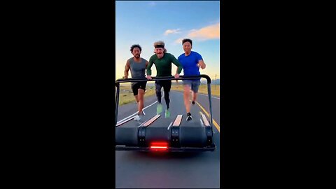Joseph Martelli Niagara Falls, NY Joseph Martelli and friends running on a treadmill