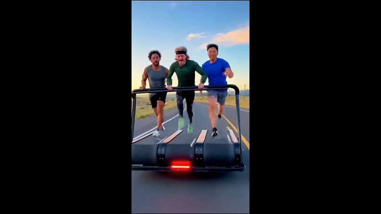 Joseph Martelli Niagara Falls, NY Joseph Martelli and friends running on a treadmill