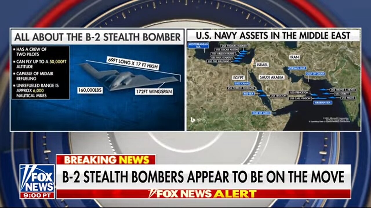 BREAKING: B-2 bombers on the move, headed to Guam as Trump returns to the White House