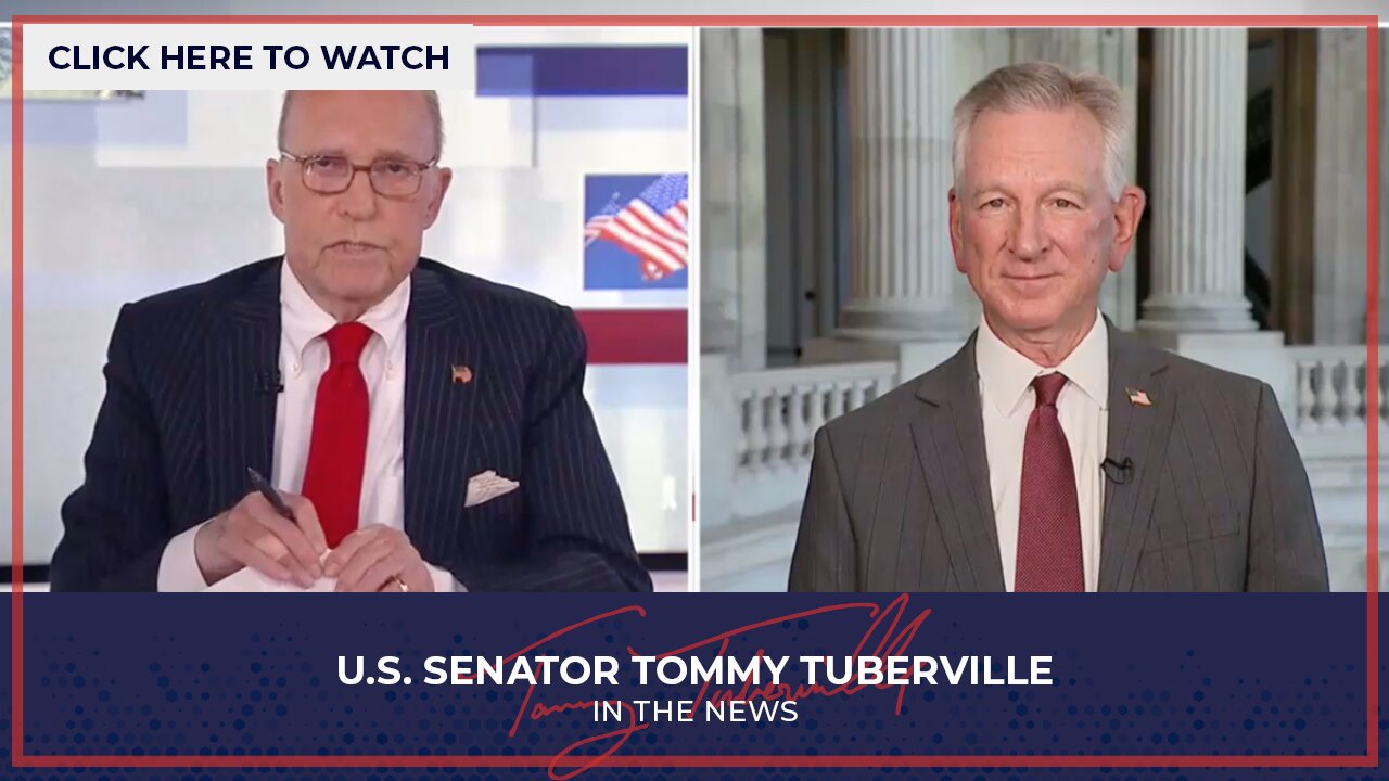 Senator Tuberville Joins Kudlow to Recap 100 Days of Trump Administration
