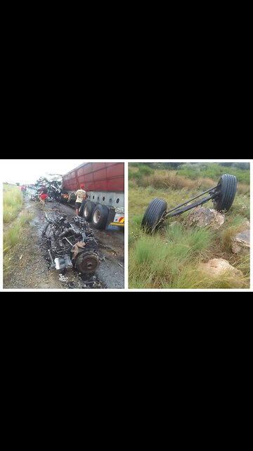 R31 Shut Down After Brutal Head-On Crash Between Two Trucks