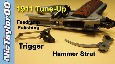 1911 Tune Up - Trigger / Hammer Strut & Feed Ramp Polishing