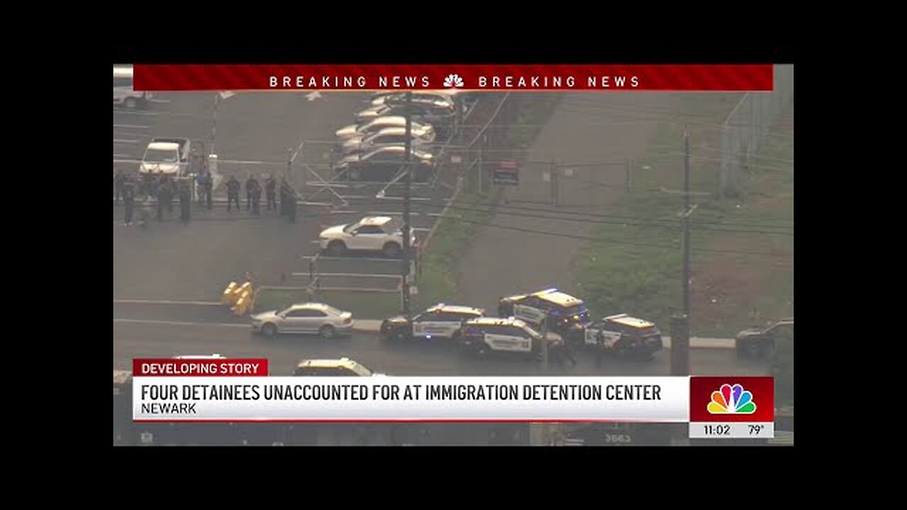 Four detainees unaccounted for at immigration detention center in Newark - NBC New York