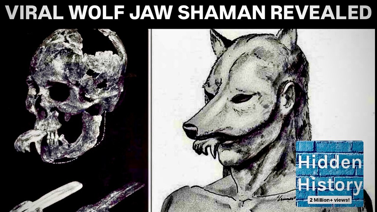 The wolf jaw Native American shaman: The Ayers Mound ritual artefact image that has gone viral