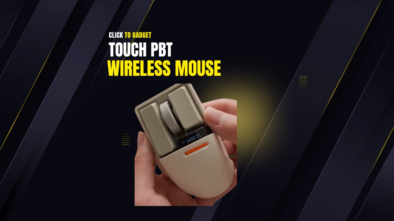 Touch PBT Wireless Mouse unboxing!