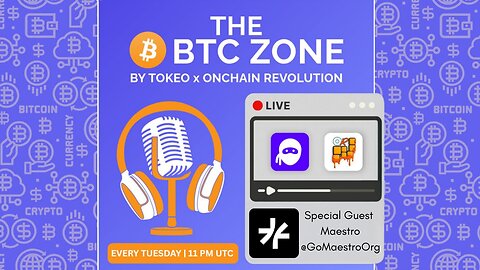 🚨BTC ZONE LIVE! Maestro CEO Joins To Disccus BTC Builders & Web3 Power!🔥