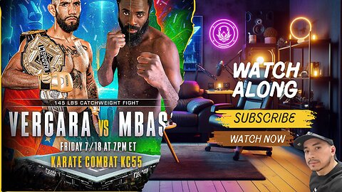 Karate Combat 55 Heavy Weight Tournament | Vergara Main Event Live Stream