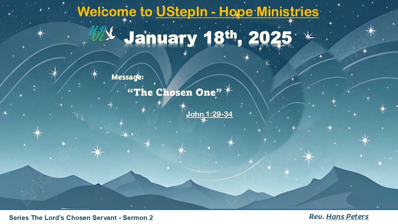 The Chosen One - John 1:29-34