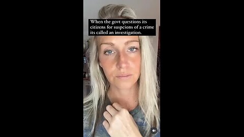 WE HAVE BEEN CONDITIONED NOT TO QUESTION THE GOVERNMENTS STORY