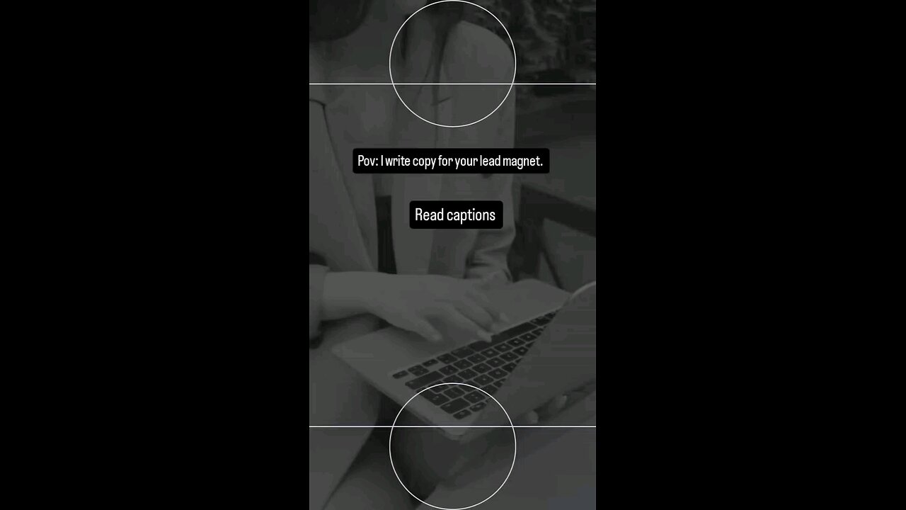 Pov: I wrote copy for your lead magnet.