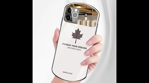 Soft TPU iPhone Case with Mirror, Shockproof Corners, Anti-Scratch Design, for iPhone 12 Series