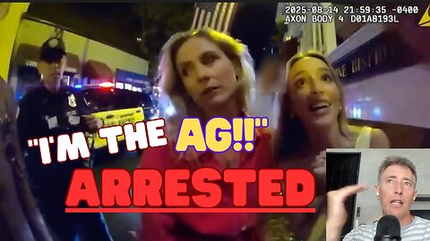 Drunk Rhode Island Attorney General + Blond Friend Arrested "You'll Regret This!"