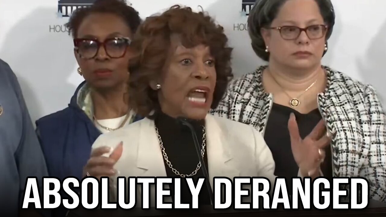 Maxine Waters claims Trump is planning a "CIVIL WAR"