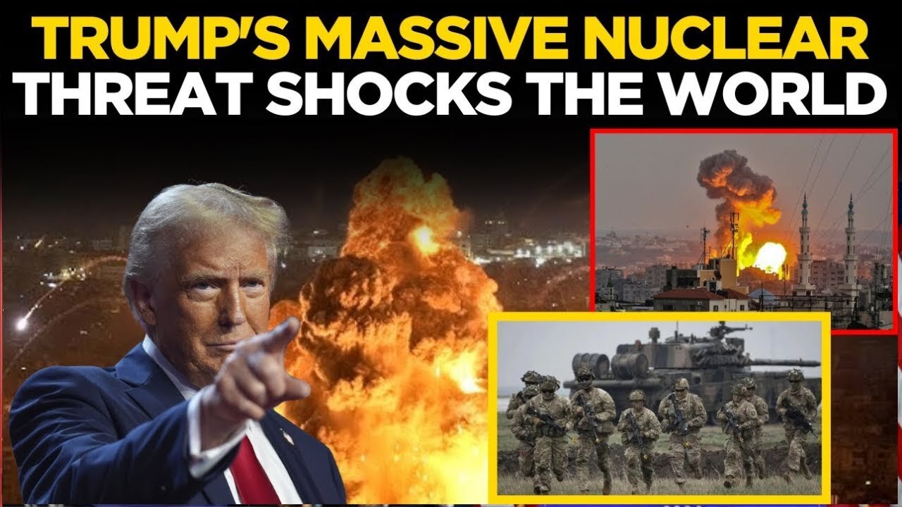 LIVE: Trump Issues Nuclear Warning – U.S. May Strike Iran