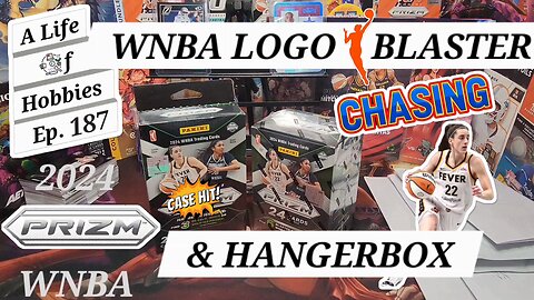 2024 Prizm WNBA LOGO Prizm Blaster & Hanger Box Rip Chasing Caitlin Clark! e187