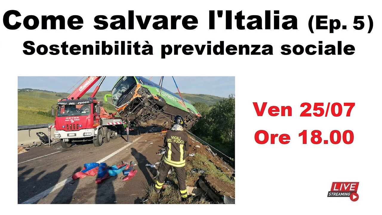 Come salvare l'Italia (Ep. 5) - Sostenibilità previdenza sociale