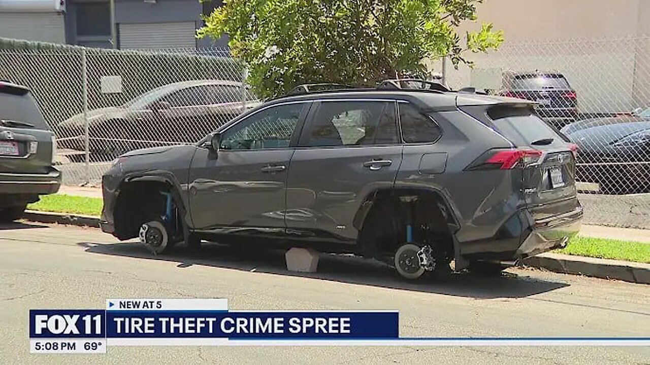 Tire theft crime spree leaves people shocked