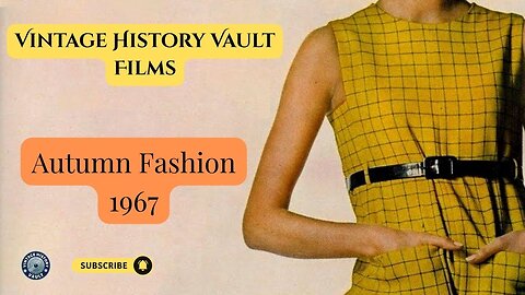 Autumn Fashion UK 1967: Vintage History Vault Films.