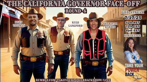 California Live Data - TAKE YOUR POWER BACK CALIFORNIA GOVERNOR FACE-OFF ROUND 4 - JDATA
