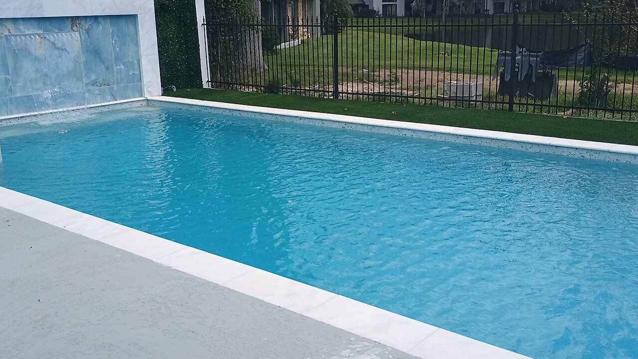 Diego built another pool for my friends