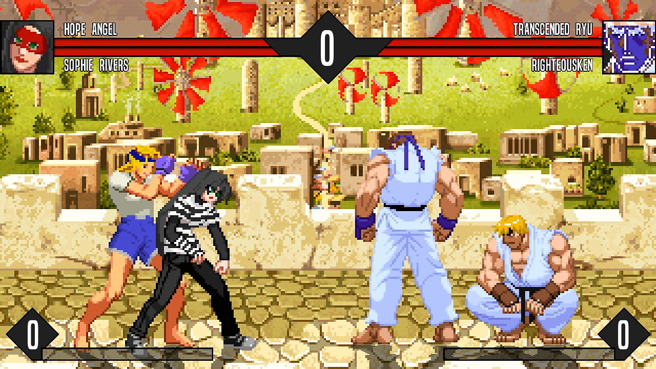 MUGEN - Sophie Rivers & Hope Angel vs. Transcended Ryu & Righteous Ken - Download