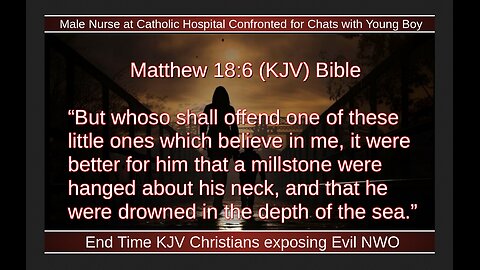 Male Nurse at Catholic Hospital Confronted for Chats with Young Boy