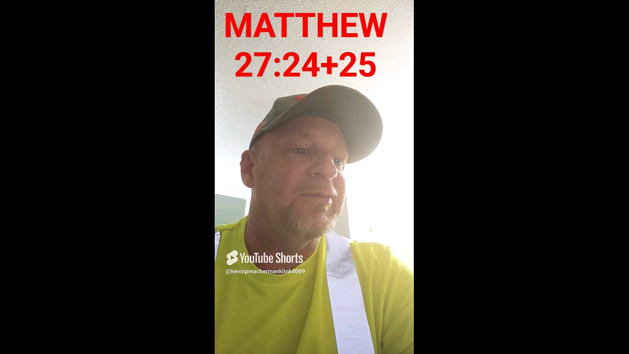 MATTHEW 27:24+25 JESUS ! BLOOD ON THE CROWD! BLOOD ON US! BLOOD FOR US!