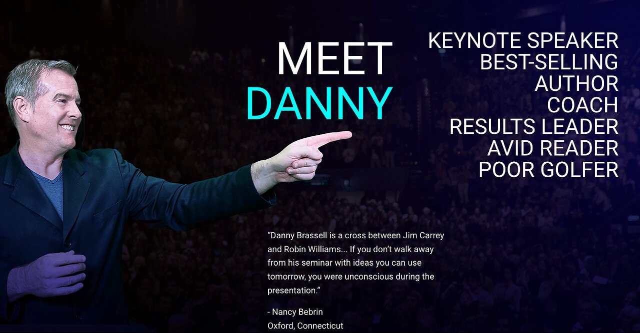 Renowned Storyteller Dr. Danny Brassell...a Cross Between Jim Carrey and Robin Williams