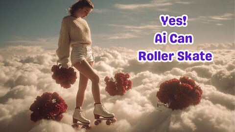 Join Me in the Clouds | 80’s Music Video of Girls Roller Skating in the Sky