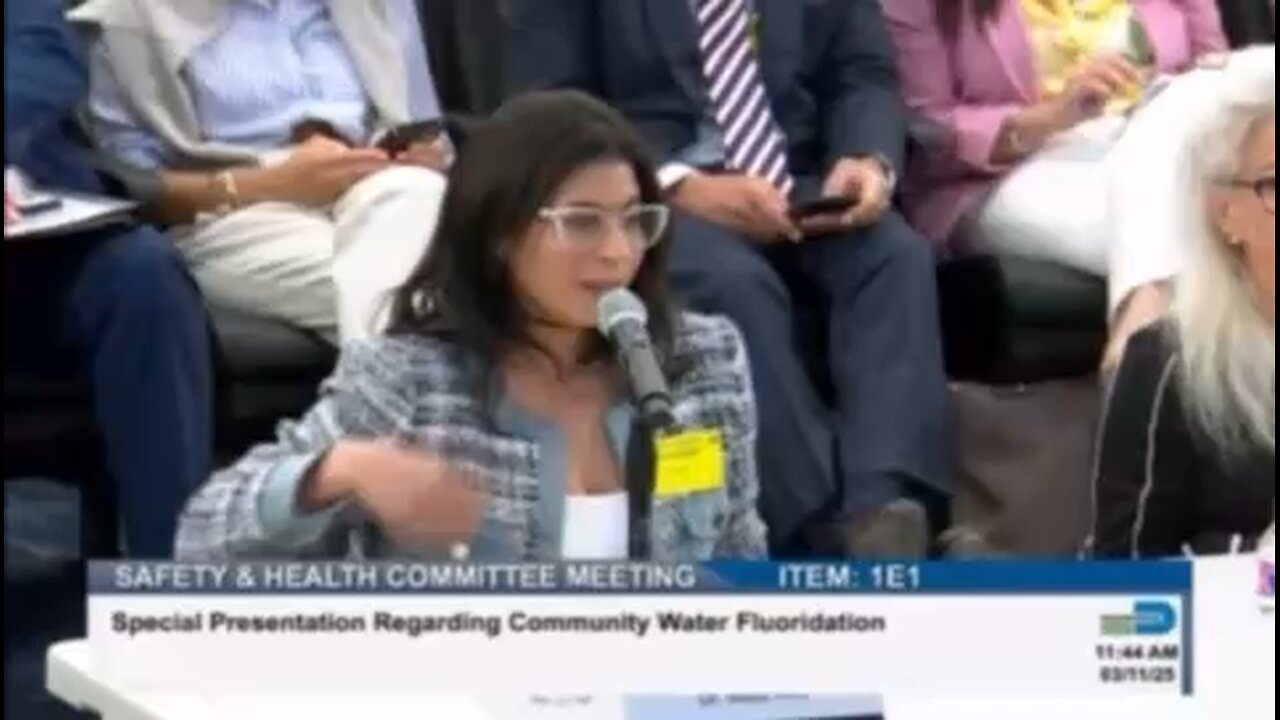 Florida Dentist Gives Fluoride Speech In Miami (Dr Maya Assi)