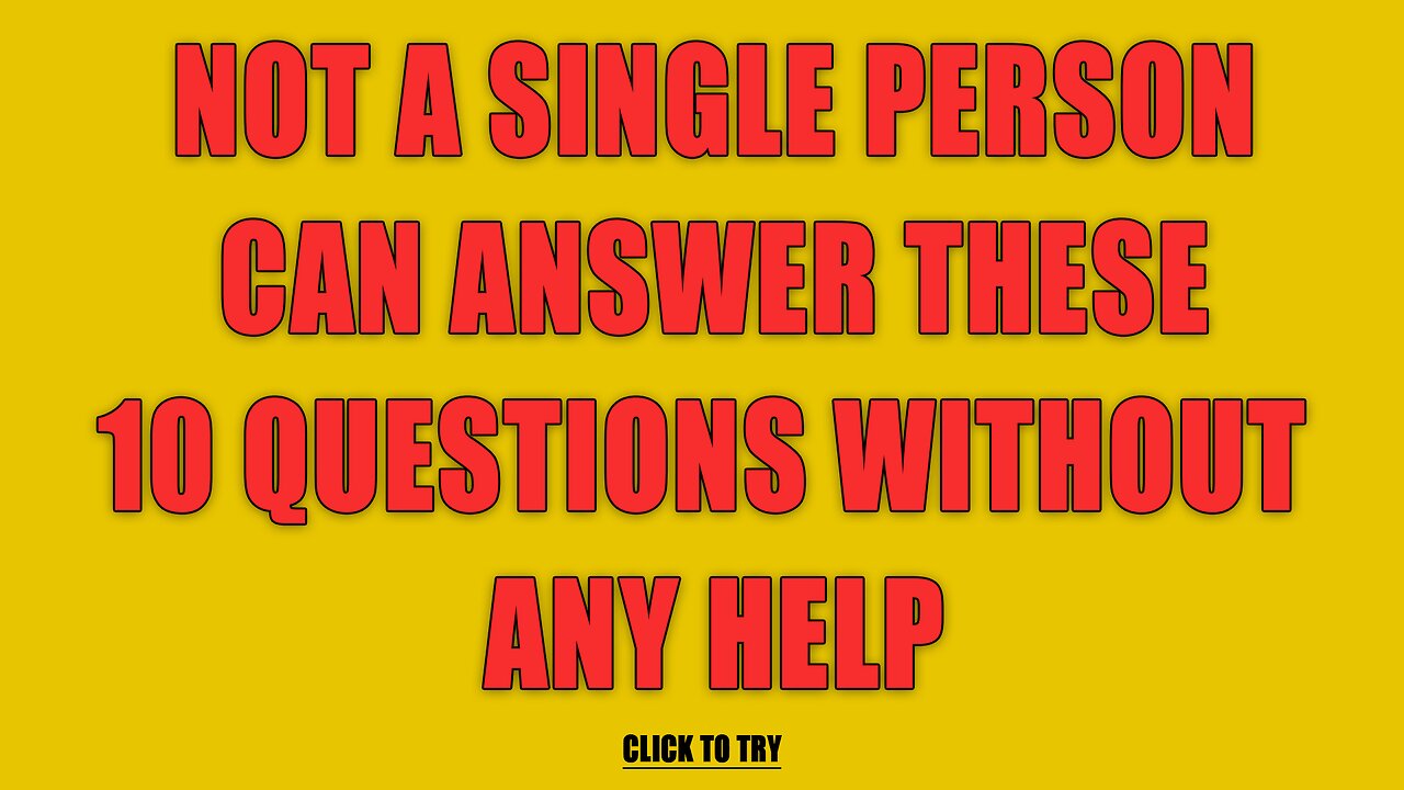 You'll definitely need some help with these questions