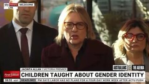 Far Left extremist Premier Jacinta Allan is defending the teaching of GENDER ID to children?!