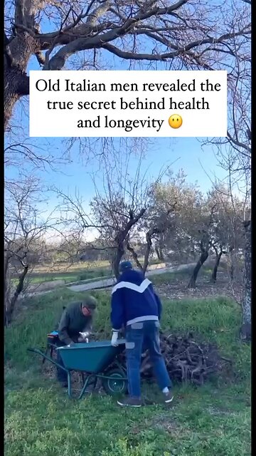 Italian Men Share Their View On Health & Longevity