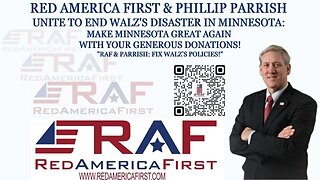 REPLACE TIM WALZ - Save Minnesota Rally RedAmericaFirst Phillip Parrish