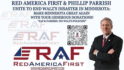 REPLACE TIM WALZ - Save Minnesota Rally RedAmericaFirst Phillip Parrish