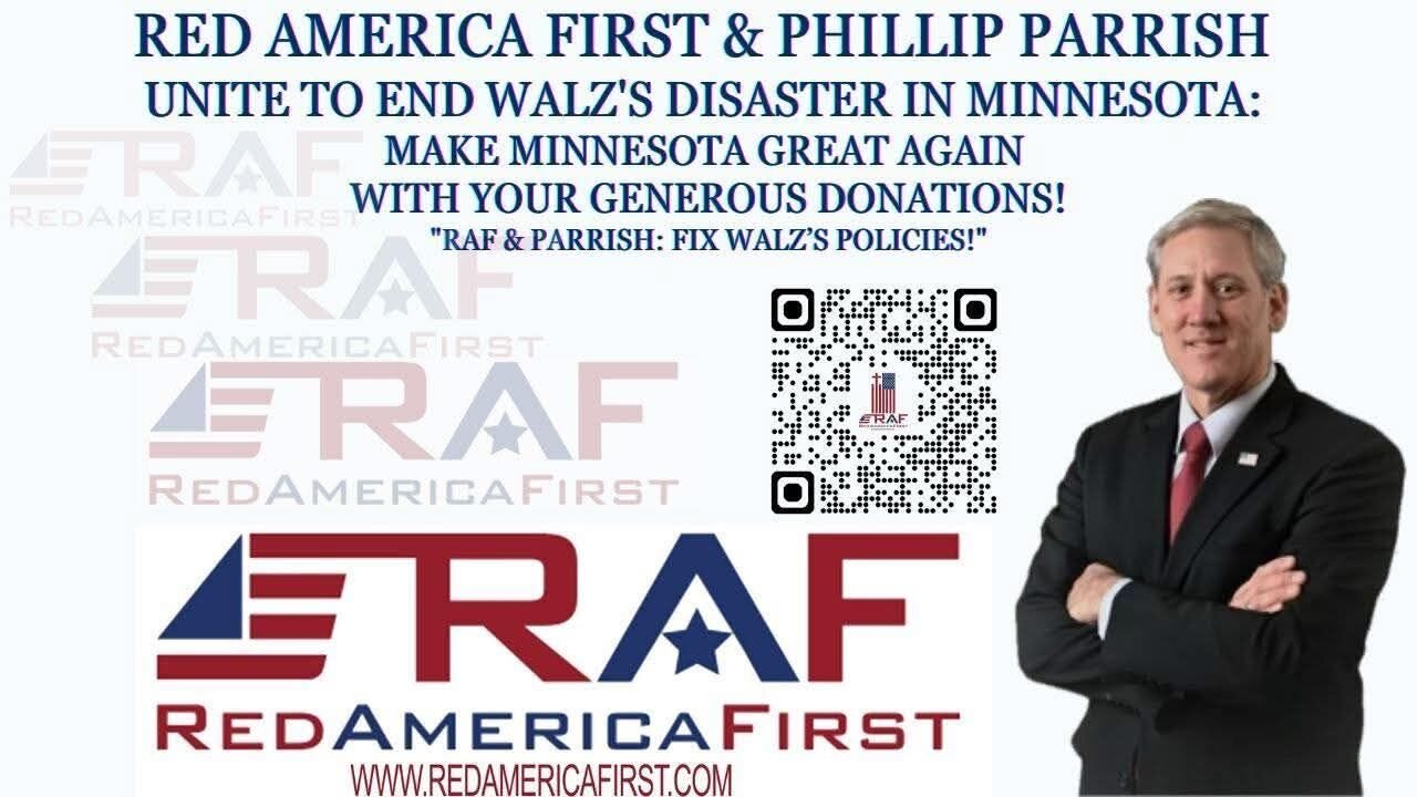 REPLACE TIM WALZ - Save Minnesota Rally RedAmericaFirst Phillip Parrish