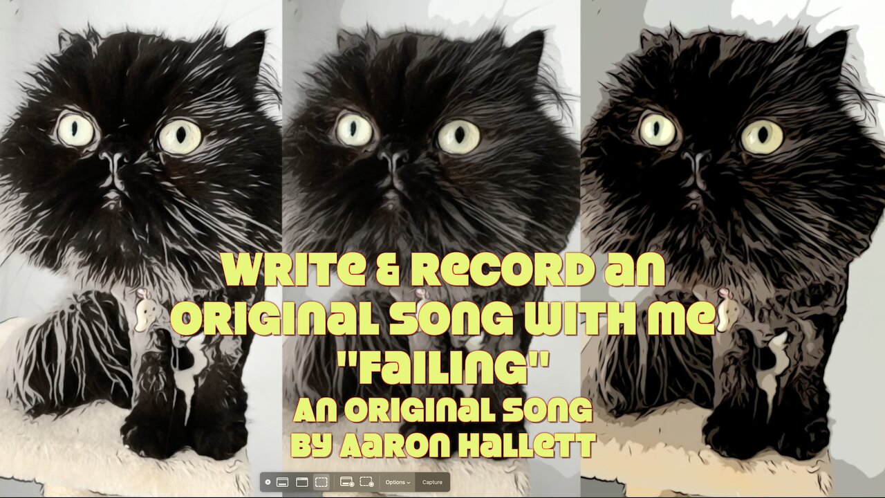 Write & Record an Original Song With Me "Failing" an Original Song by Aaron Hallett