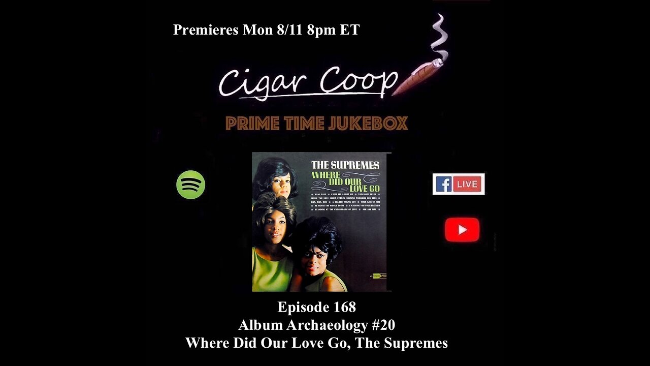 Prime Time Jukebox Episode 168: Album Archaeology #20: Where Did Our Love Go, The Supremes