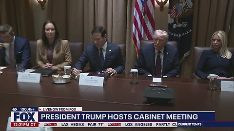 📹 WATCH: President Trump holds cabinet meeting with Elon Musk