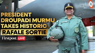 President Droupadi Murmu Takes Historic Rafale Fighter Jet Sortie | N18G