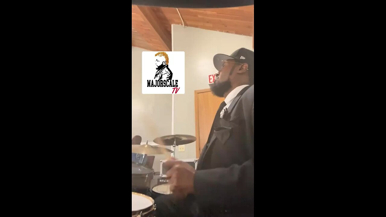 Anthony Wright 🥁🔒🎶🎵 #dopedrummer #majorscaletv