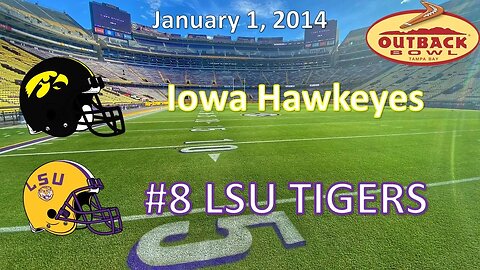 1/1/14 - Outback Bowl - Iowa vs #14 LSU