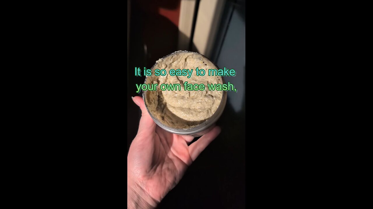 A Custom Homemade Face Wash 🧴