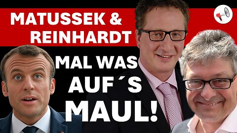 Dann gibt´s halt was auf´s Maul! | Matussek & Reinhardt Sendung #25