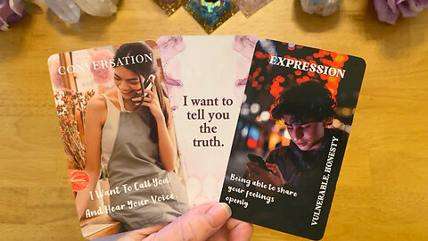 READY OR NOT HERE THEY COME! ❤️ THIS PERSON NEEDS TO HEAR YOUR VOICE! 😘 (LOVE READING) #love #tarot